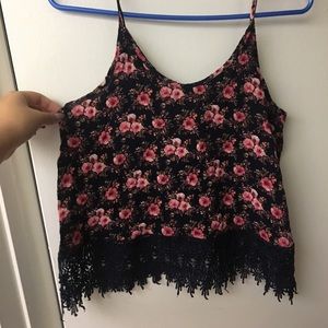 Floral tank top